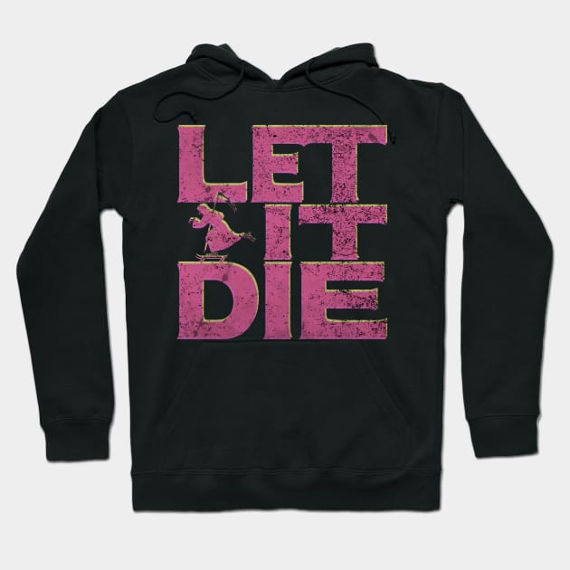 LET IT DIE LOGO 3-D (Pink) Hoodie by TheReverie